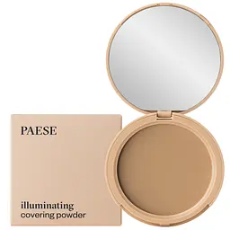 Пудра компактна Paese Illuminating Covering Powder відтінокує зі світловідбиваючими частинками відтінок 2C (Natural) 9 г - мініатюра 2