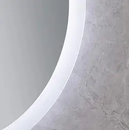 Дзеркало Mixxus PLAIN MC10-80 з LED Touch, Anti-fog, димером, регулюванням яскравості, годинником (MI6932) - мініатюра 3
