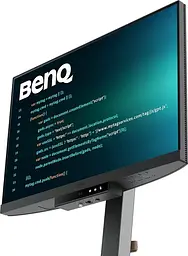 Монітор TFT 24.1" BenQ RD240Q, WQXGA, 16:10, USB-C, HDMI, DP, HAS, Pivot, колонки, темно-сірий (9H.LLXLA.TBE)