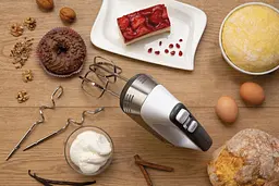 Gorenje Міксер ручний 500 Вт насадки-4 винчики, турборежим, білий-нерж - мініатюра 3