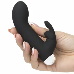 Міні вібратор-кролик Fifty Shades of Grey Greedy Girl 13.9 см чорний - мініатюра 2
