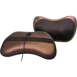 Автомобільний масажер-подушка для шиї XPRO Massage pillow CHM-8028 роликовий коричневий (MER-13123_329) - мініатюра 2
