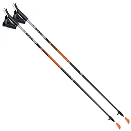 Палиці для скандинавської ходьби Gabel X-1.35 Black/Orange 125 (7008361141250) фіксованої довжини