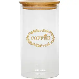 Банка для зберігання Galleryglass Coffee скляна з бамбуковою кришкою 750 мл (85005883)