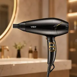 Фен Mintex VGR V 423 Black / Фен для сушіння та укладання волосся 2200W / Фен 2 швидкості