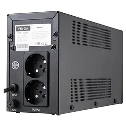 Джерело безперебійного живлення Vinga 600 ВА / 360 Вт / 7 А*ч (VPE-600M) - мініатюра 2