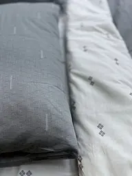 Комплект постільної білизни Ecotton двоспальний Сімейний сіра Полоса 21205 (23743) - мініатюра 3