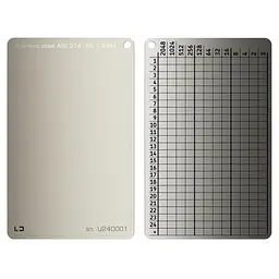 Мнемонічний планшет Lapua Seed phrase keeper, без логотипу (LSPKNL)
