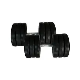 Гантелі Newt 2 шт. по 16.5 кг Чорний (ML-144-K-8)