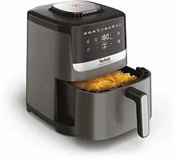 Мультипіч Tefal Easy Fry Silence 1670Вт 5л сенсорне управління 10 програм пластик темно сірий-чорний - мініатюра 2