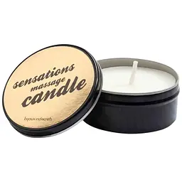 Масажна свічка Bijoux Indiscrets Scented Massage Candle, жасмин-троянда 35 г