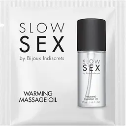Пробник Bijoux Indiscrets Sachette Warming massage oil (2 мл)