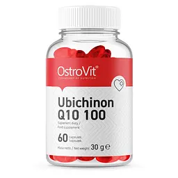 Натуральна добавка OstroVit Ubichinon Q10 100, 60 капсул