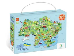 Пазл Мапа України, DoDo, 100 ел.