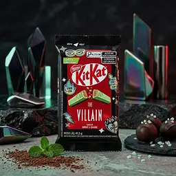 Шоколадний батончик Nestle Kit Kat The Villain Mint Dark Chocolate 41.5 г - мініатюра 4