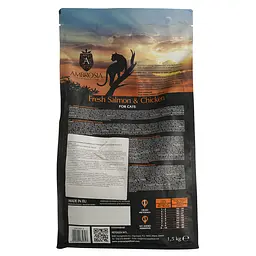 Сухий корм Ambrosia Grain Free Sterilized Cat Fresh Salmon & Chicken для стерилізованих котів зі свіжим лососем та куркою 1.5 кг - мініатюра 3