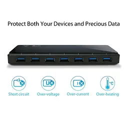 Концентратор USB3 7PORT UH720 TP-LINK - мініатюра 3