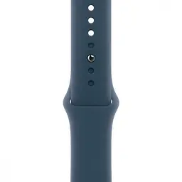 Смарт-годинник Apple Watch SE 2 GPS 44mm Silver Aluminium Case with Storm Blue Sport Band S/M (MREC3) - мініатюра 3