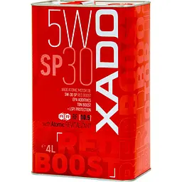 Моторна олива XADO 5W-30 SP Red Boost синтетична 4 л - мініатюра 2
