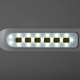 Настільна лампа Brille на гнучкій ніжці сенсорна SL-73 10W WH - мініатюра 9