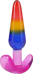 Набір анальних пробок Doc Johnson Crystal Jellies - Anal Trainer Set - Rainbow - мініатюра 6