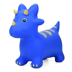 Дитяча іграшка-стрибун Динозавр MS 4846Blue гума, до 20 кг