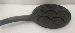 Сковорода для оладок зі смайликами O.M.S Collection 3256 26 см Black - мініатюра 4