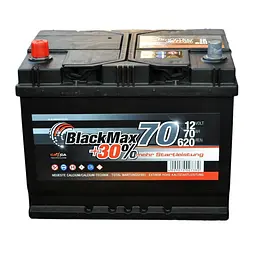 Автомобільний акумулятор BlackMax 6СТ-70Ah Аз ASIA 620A (EN) B4027 - мініатюра 1