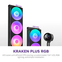 СВО NZXT Kraken Plus RGB V2 360mm Black (RL-KR360-B2) - мініатюра 8