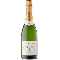 Вино ігристе Flama d'Or Cava Semi Sec біле 11.5% 0.75 л