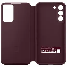 Чохол до мобільного телефона Samsung Smart Clear View Cover Galaxy S22 Plus Burgundy (EF-ZS906CEEGRU) - мініатюра 4