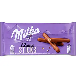 Печиво Milka Choco Sticks вкриті молочним шоколадом 112 г (7622210406354)