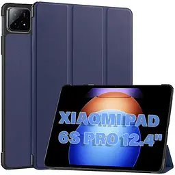 Чохол-книжка BeCover Smart Case для Xiaomi Pad 6S Pro 12.4" Deep Blue (711084) - мініатюра 2