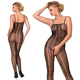 Бодистокінг Hot in Here Cross The Line, S/M/L (чорний) - мініатюра 7