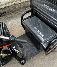 Вантажний електроскутер-самоскид триколісний CROSSER Cargo 16  (1200W 60V, 45Ah) Сірий - мініатюра 9