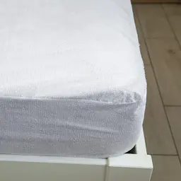 Простирадло-чохол ТЕП Waterproof водонепроникне бамбук 180х200х30 см білий