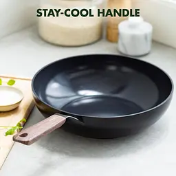 Пательня Вок GreenPan Eco Smartshape 28 см 3,6 л з керамічним покриттям (CC006443-001) - мініатюра 6