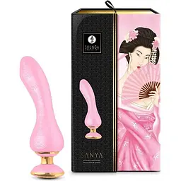 Вібратор для точки G Shunga Sanya Light Pink Гнучкий стовбур - мініатюра 7