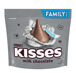 Шоколадні цукерки Hershey's Kisses Milk Chocolate 507г