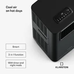 Портативний кондиціонер Klarstein Breeze Box 9K — 9000 БТЕ, інтелектуальний застосунок Б/в - мініатюра 4