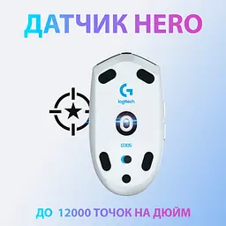 Миша бездротова Logitech G305 White (910-005291) - мініатюра 9