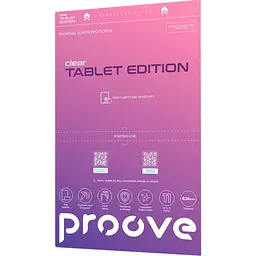 Гідрогелева захисна плівка Proove Hydrogel Screen Protection Tablet Edition Basic Size L Clear (GGTB11600110) [61198] - мініатюра 2