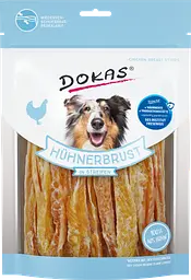 Ласощі для собак Dokas - Куряча грудка смужками