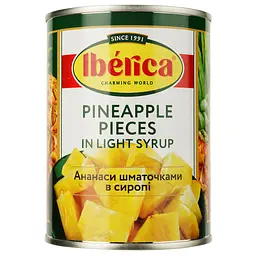 Уценка. Ананас Iberica ручная нарезка, 565 г