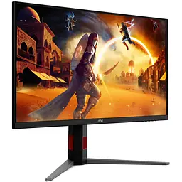TFT 31.5" AOC U32G4U, Fast IPS, 160Гц, 2xHDMI, DP, USB-hub, HAS, Pivot, чорно-червоний - мініатюра 2