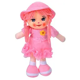 Дитяча іграшкова лялька Bambi YG0009 Pink 33 см м'яка набивна петелька 