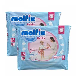 Підгузки-трусики Molfix 5 JUNIOR 12-17 кг 60 шт