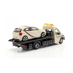Спецтехніка Bburago автоперевізник з автомоделлю VW Polo (18-31403) - мініатюра 9