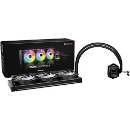 Система рідинного охолодження be quiet! Pure Loop 3 LX 360, Black, 3x Light Wings LX 120mm PWM high-speed (BW031EU) - мініатюра 3