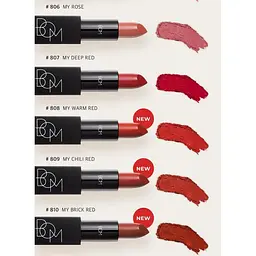 Губна помада Beauty of Majesty BOM My Lipstick #809 My Chili Red 3.5 г - мініатюра 8
